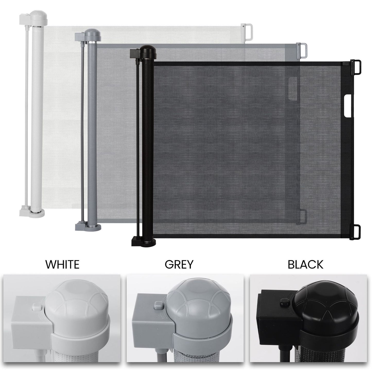 Retractable Gate Fence No Punch Pet Gate Fence Anti Cat Fence Indoor Stairway Children's Fence