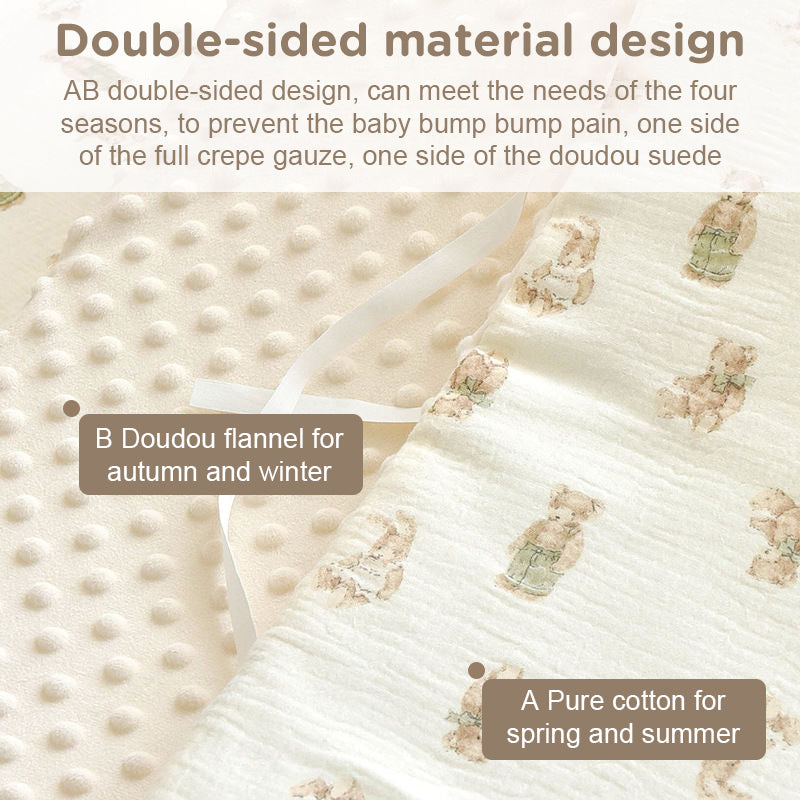 Baby Cotton Bumper Cushioning Soft Padded Bed Enclosure Stopper