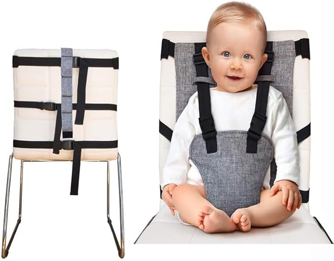 5 Point Harness Straps AdjustableBaby Safety Belt with Shoulder Pads and Protective Pad