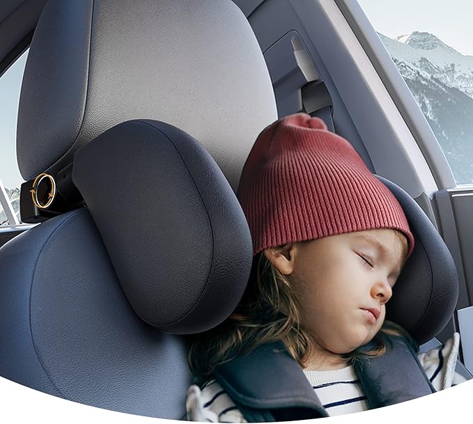 Tilting Headrest Car Headrest Kids Neck Support Comfort