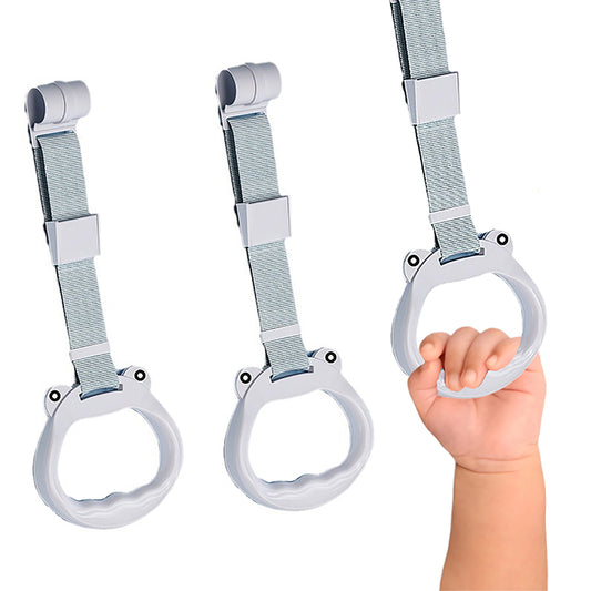 2 Piece Pull Up Handle Crib Standing Rings Walking Exercise Aid Rings