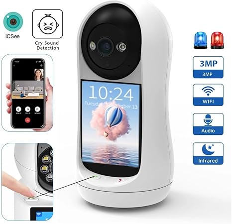 1080P HD Baby Monitor with Two-Way Video Call