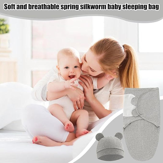 Baby 2pcs Set Puck Cloth Puck Blanket Swaddle Puck Sleeping Bag 0-3/3-6 months