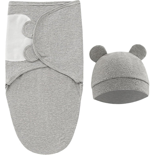 Baby 2pcs Set Puck Cloth Puck Blanket Swaddle Puck Sleeping Bag 0-3/3-6 months